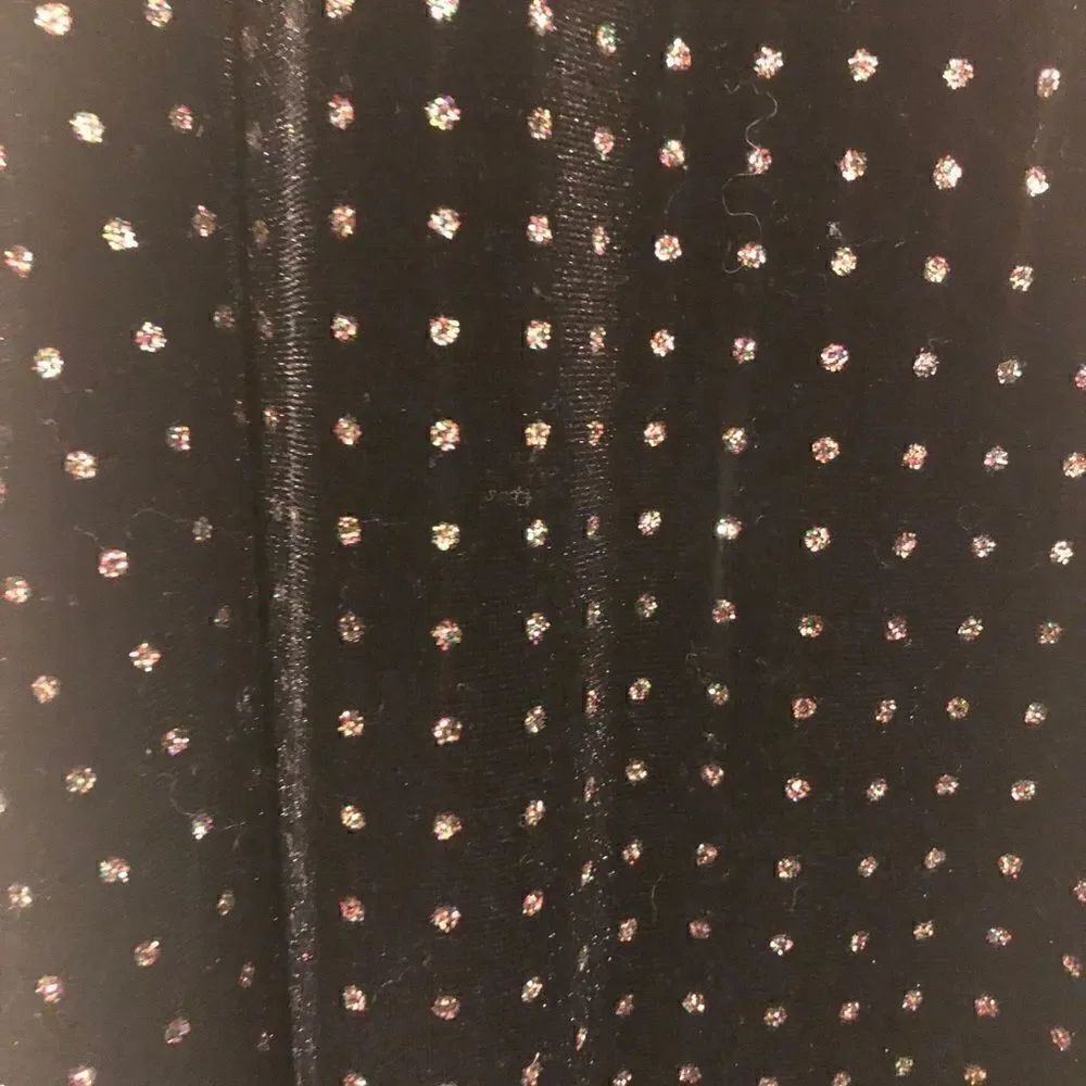 47-Little black halter dress with sparkles. - Picture 3 of 6